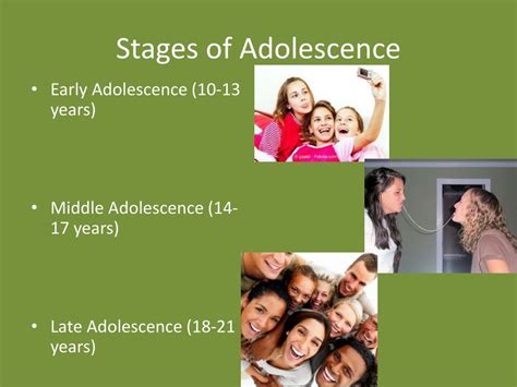 What age do adolescents develop?